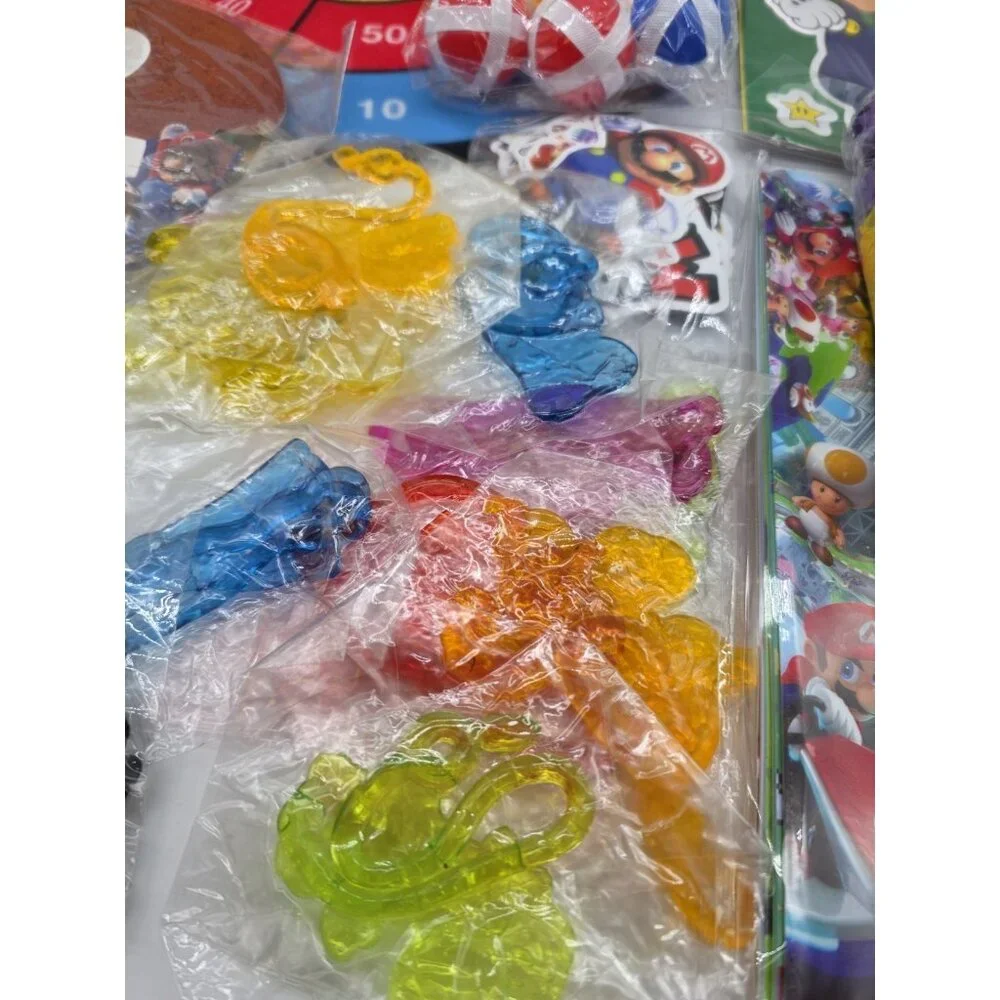 Super Mario Party Bag Video Game Birthday Pack Gift Favors Balloons Mustache Lot